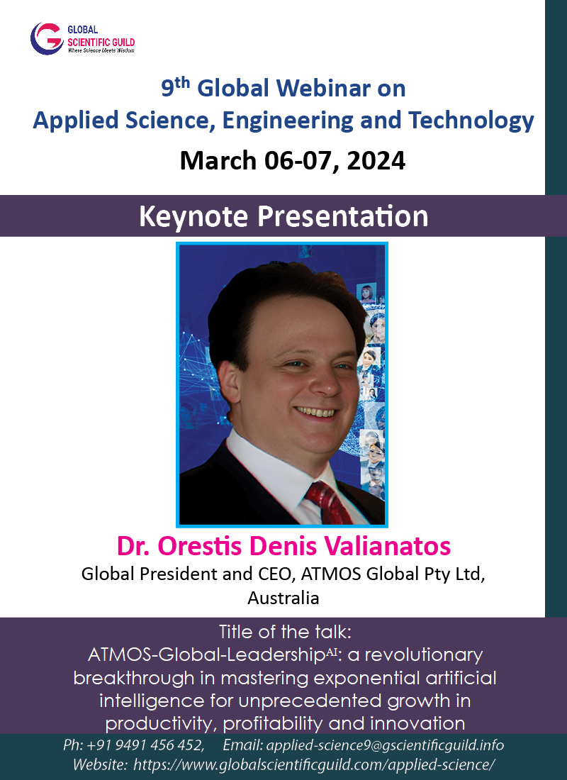 ATMOS Global keynote presentation at the 9th Global Webinar
